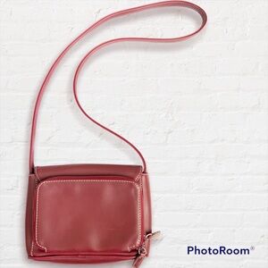 Nine & Company mini Red Burgundy Purse Handbag